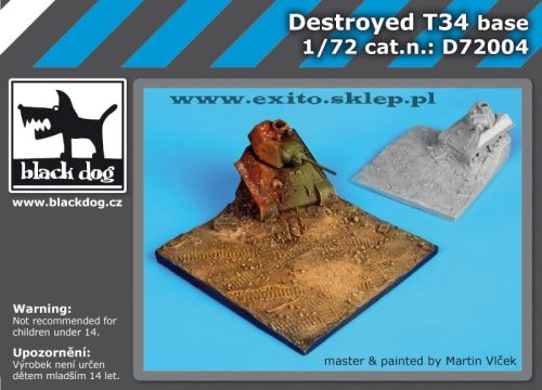 Przejdź do produktu BLACK DOG D72004 - 1:72 Destroyed T34 base