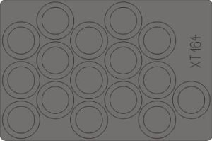 EDUARD XT164 - 1:35 M-50A wheels