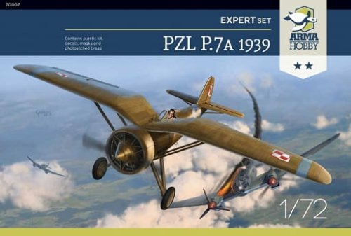 Przejdź do produktu ARMA HOBBY 70007 - 1:72 PZL P.7a 1939 Expert Set
