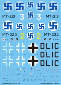 TECHMOD 32024 - 1:32 Messerschmitt Bf-109 G-2 w/masks