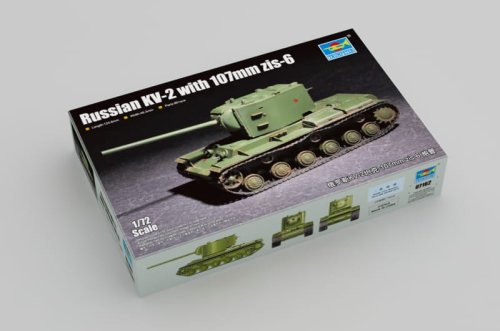 Przejdź do produktu TRUMPETER 07162 - 1:72 Russian KV-2 with 107mm zis-6