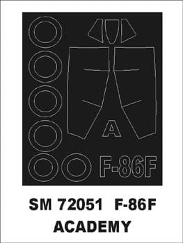 Przejdź do produktu MONTEX SM72051 - 1:72 F-86 F