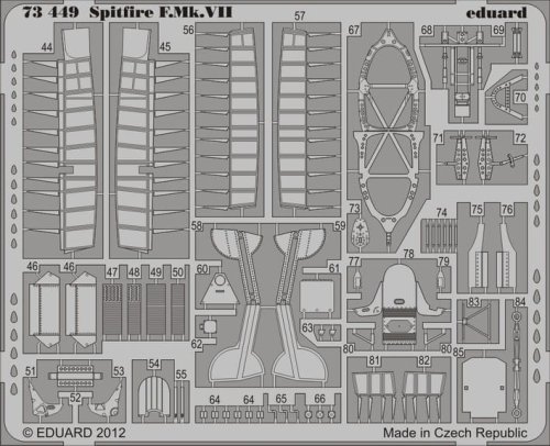 Przejdź do produktu EDUARD 73449 - 1:72 Spitfire F.Mk.VII