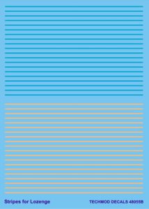 TECHMOD 48055 - 1:48 Stripes for Lozenge