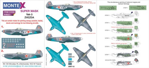 Przejdź do produktu MONTEX K48221 - 1:48 Yak-3