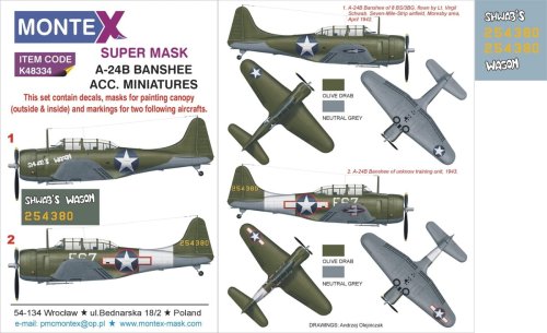 Przejdź do produktu MONTEX K48334 - 1:48 A-24 Banshee