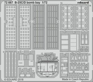 Eduard 72667 - 1:72 B-25C/D bomb bay