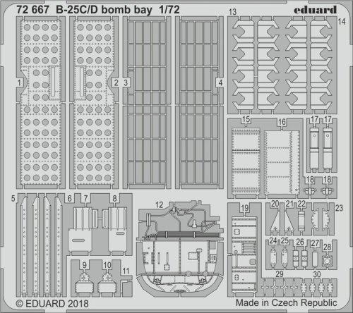 Przejdź do produktu Eduard 72667 - 1:72 B-25C/D bomb bay