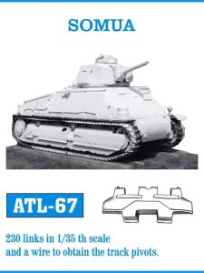 Friulmodel ATL-067 - 1:35 Metalowe gąsienice Somua