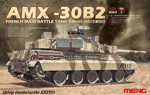 Przejdź do produktu MENG MODEL TS013 - 1:35 AMX-30B2 French Main Battle Tank