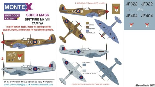 Przejdź do produktu MONTEX K32290 - 1:32 Spitfire Mk. VII
