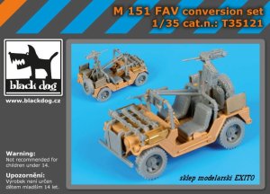 BLACK DOG T35121 - 1:35 M-151 FAV conversion set