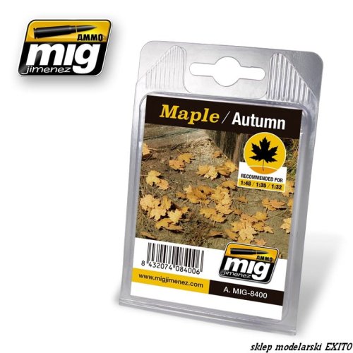 Przejdź do produktu AMMO MIG 8400 - Maple Autumn - Liście klonu jesienne