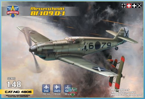 Przejdź do produktu MODELSVIT 4806 - 1:48 Messerschmitt Bf 109 D-1