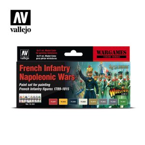 VALLEJO 70164 - French Infantry Napoleonic Wars 1789-1815 - Model Color Set