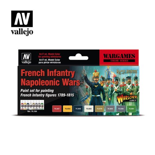 Przejdź do produktu VALLEJO 70164 - French Infantry Napoleonic Wars 1789-1815 - Model Color Set
