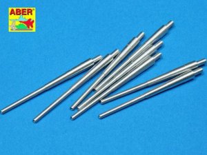 ABER 1:350L-11  - 1:350 Set of 8 pcs 380 mm barrels for German ships: Bismarck, Tirpitz