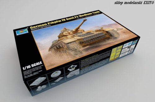 Przejdź do produktu TRUMPETER 00919 - 1:16 German Pzkpfw IV Ausf.F2 Medium Tank