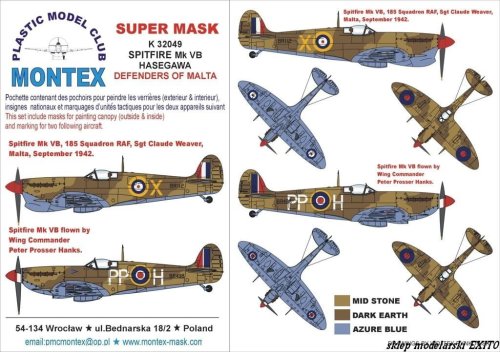 Przejdź do produktu MONTEX K32049 - 1:32 Spitfire Mk.VB Malta