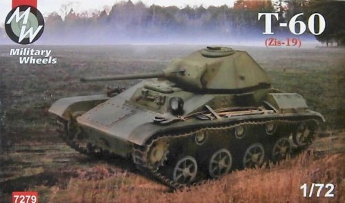 Przejdź do produktu MILITARY WHEELS 7279 - 1:72  Tank T-60 ZIS-19