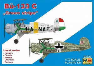 RS MODELS 92222 - 1:72 Bucker Bu-133 C Green stripe
