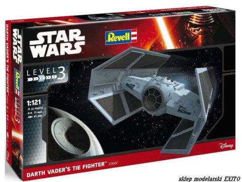 Przejdź do produktu REVELL 03602 - 1:121 Star Wars Darth Vader's TIE Fighter