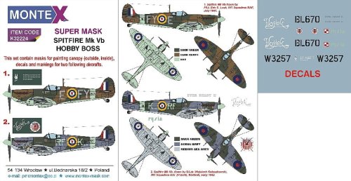 Przejdź do produktu MONTEX K32224 - 1:32 Spitfire Mk.Vb
