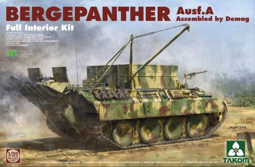 Przejdź do produktu TAKOM 2101 - 1:35 Bergepanther Ausf. A Assembled by Demag - w/ full interior