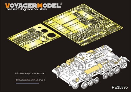 Przejdź do produktu VOYAGER PE35895 - 1:35 WWII British Valentine Mk.II/IV Infantry Tank basic