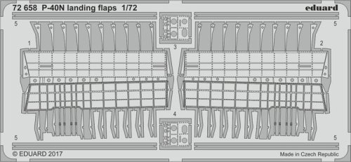 Przejdź do produktu EDUARD 72658 - 1:72 Curtiss P-40N landing flaps