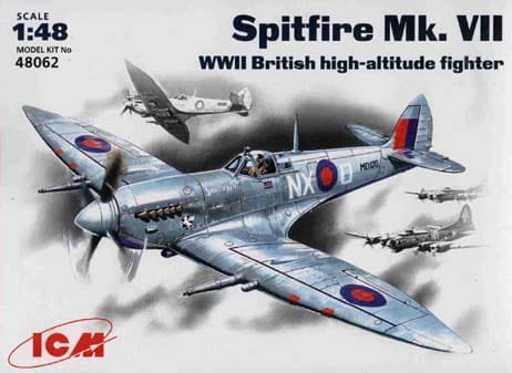 Przejdź do produktu ICM 48062 - 1:48 Spitfire Mk.VII, WWII British Fighter