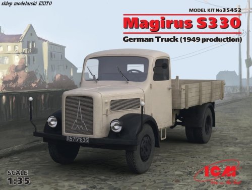 Przejdź do produktu ICM 35452 - 1:35 Magirus S330 German Truck (1949 production)