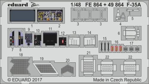 Przejdź do produktu EDUARD FE864 - 1:48 F-35A