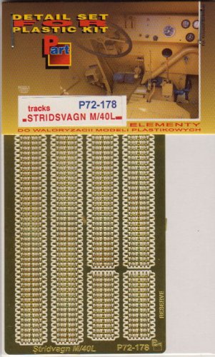 Przejdź do produktu PART P72178 - 1:72 Stridsvagn M/40L Tracks