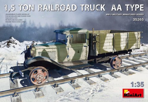Przejdź do produktu MINIART 35265 - 1:35 1,5 Ton Railroad Truck AA Type