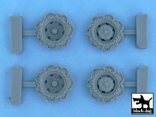 Przejdź do produktu BLACK DOG T48057 - 1:48 Steyr Type 1500 A/01 snowchained wheels set