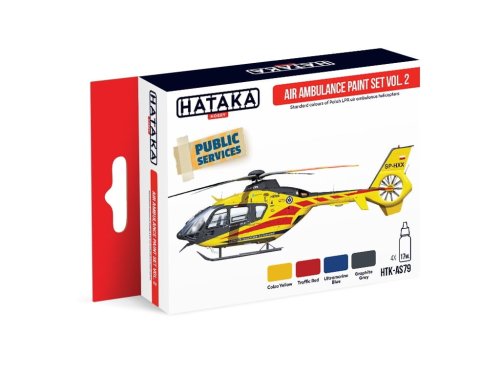 Przejdź do produktu HATAKA AS79 - Zestaw farb Air Ambulance HEMS vol. 2