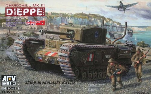 Przejdź do produktu AFV CLUB 35176 - 1:35 Churchill Mk III - Dieppe Raid