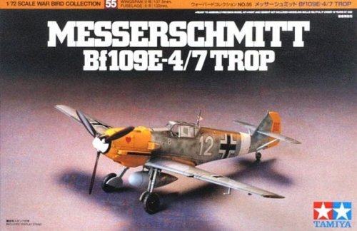 Przejdź do produktu TAMIYA 60755 - 1:72 Messerschmitt Bf109 E-4/7 Trop