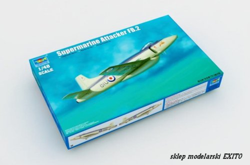 Przejdź do produktu TRUMPETER 02867 - 1:48 Supermarine Attacker FB.2