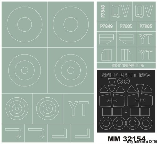 Przejdź do produktu MONTEX MM32154 - 1:32 Spitfire Mk.IIa
