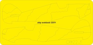 EDUARD CX422 - 1:72 Hurricane camo scheme A