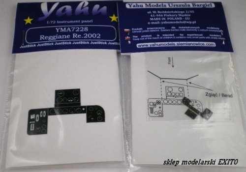 Przejdź do produktu YAHU YMA7228 - 1:72 Reggiane Re.2002 tablica przyrządów