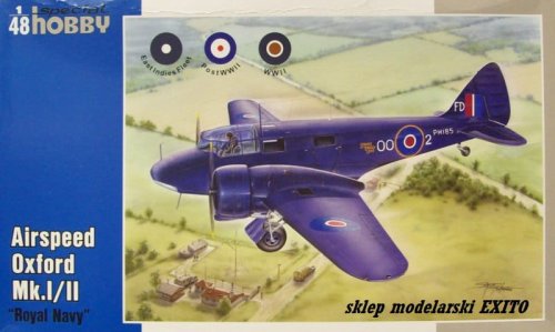Przejdź do produktu SPECIAL HOBBY 48152 - 1:48 Airspeed Oxford Mk.I / II - Royal Navy