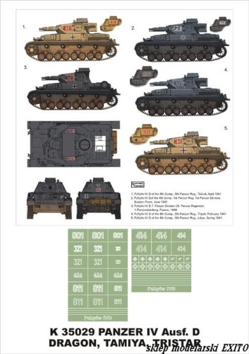 Przejdź do produktu MONTEX K35029 - 1:35 Pz.Kpfw.IV Ausf.D
