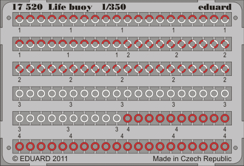 Przejdź do produktu EDUARD 17520 - 1:350 Life buoy