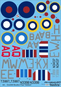 MODELMAKER D72046 - 1:72 Boulton Paul Defiant