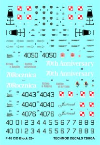 TECHMOD 72060 - 1:72 F-16C/D