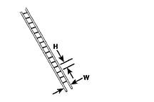 Przejdź do produktu PLASTRUCT 90671 - Drabinka 2,0 mm x 4,0 mm x 75 mm