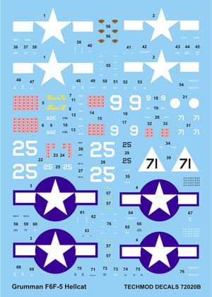 Przejdź do produktu TECHMOD 72020 - 1:72 Grumman F6F-5 Hellcat
